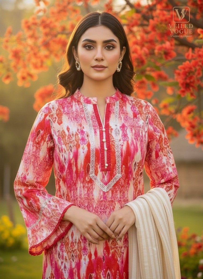 Boshonto Special 3 Piece Set with Pakistani Cut - Image 3