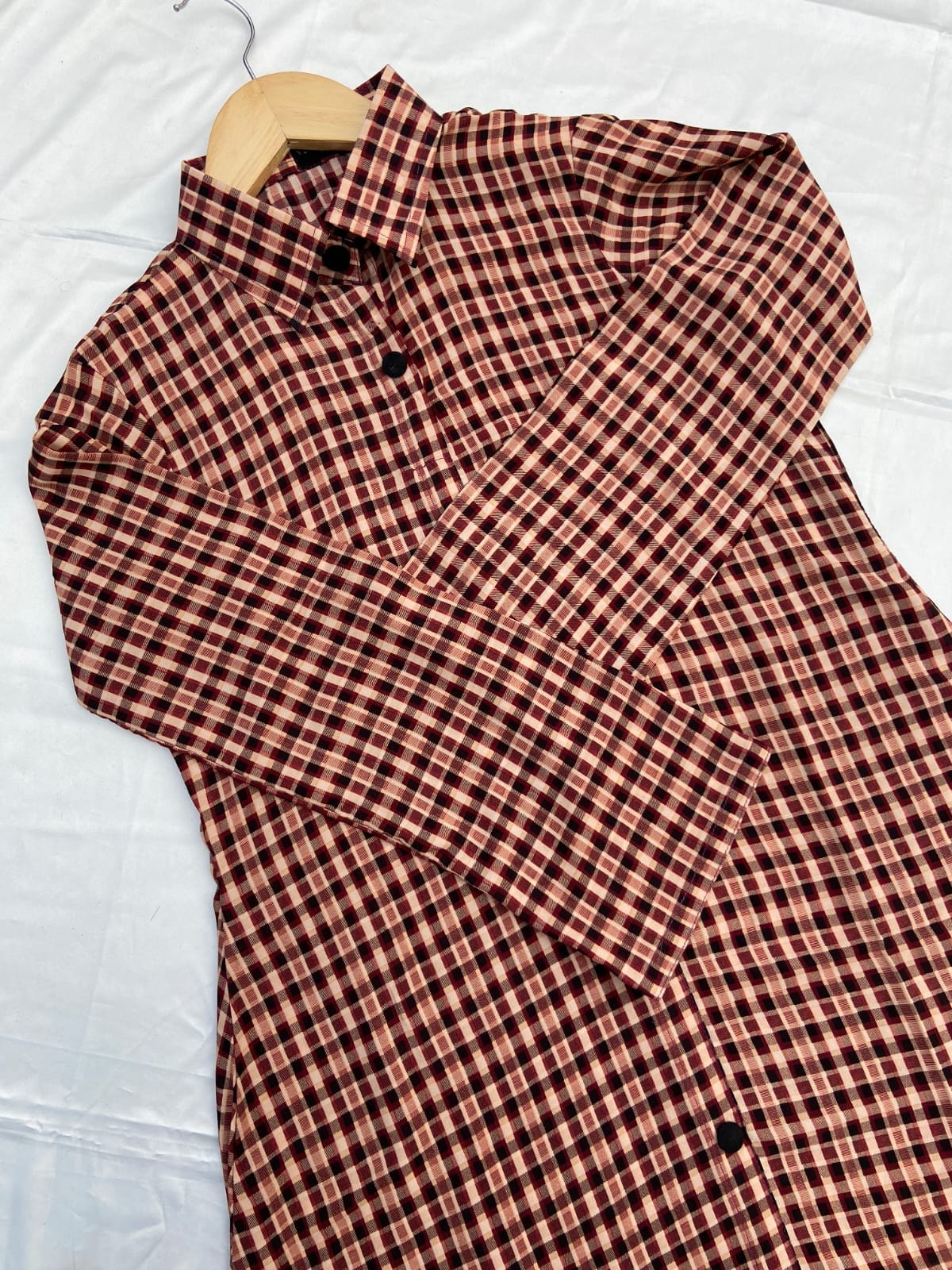 Long Shirt with Shirt Collar - Image 5