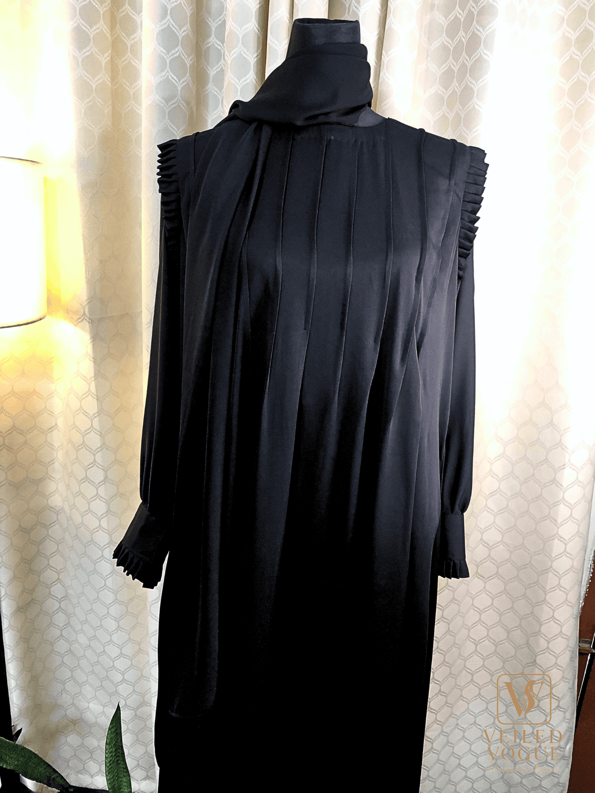 Black Designer Abaya - Image 5
