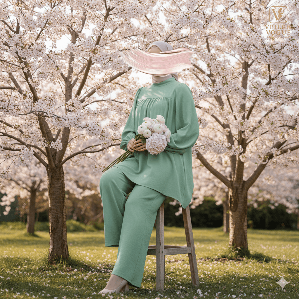 Pestal Cherry  Co-Ord - Image 1