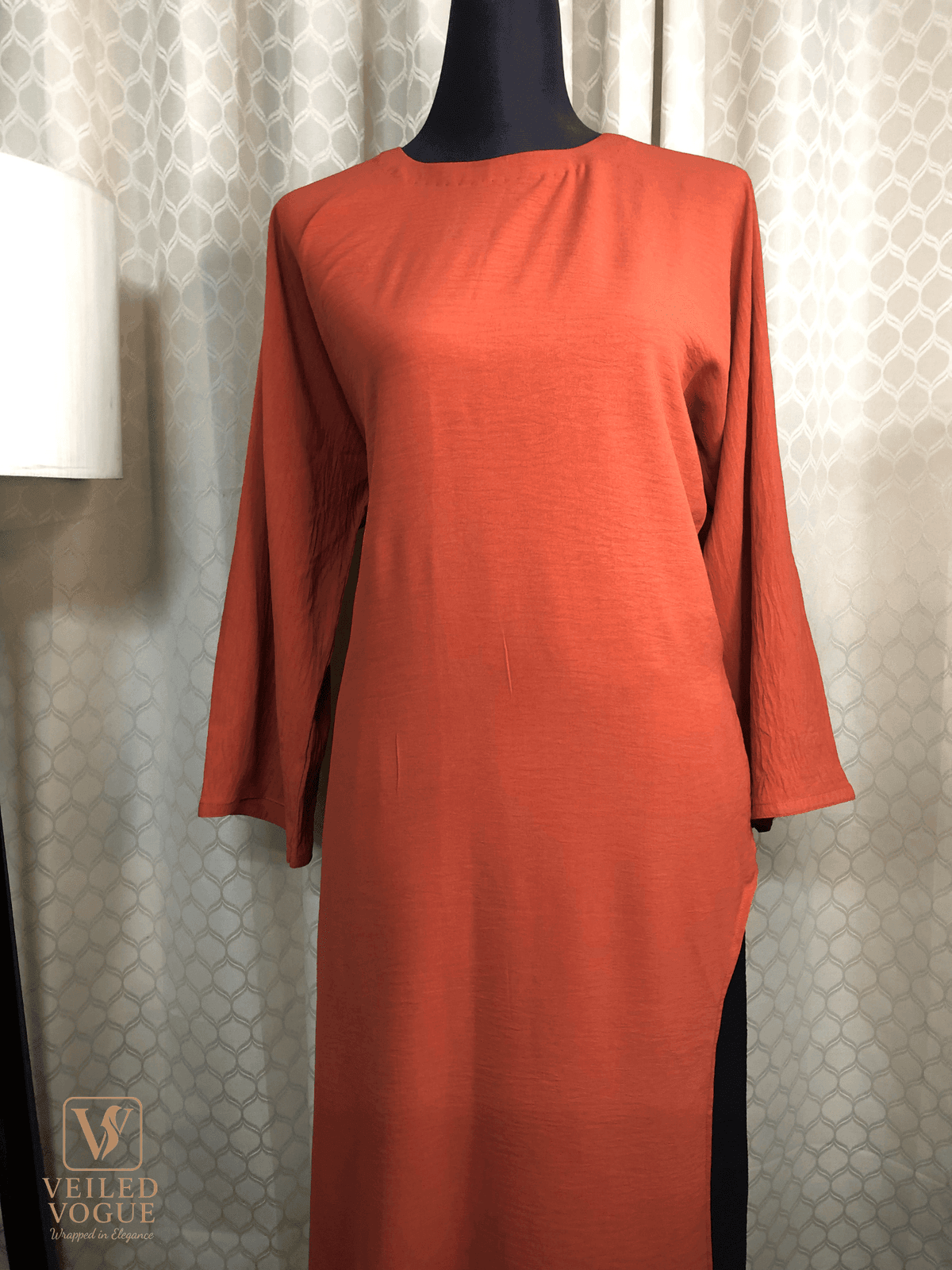 Rust Abaya by Veiled Vogue - Image 4