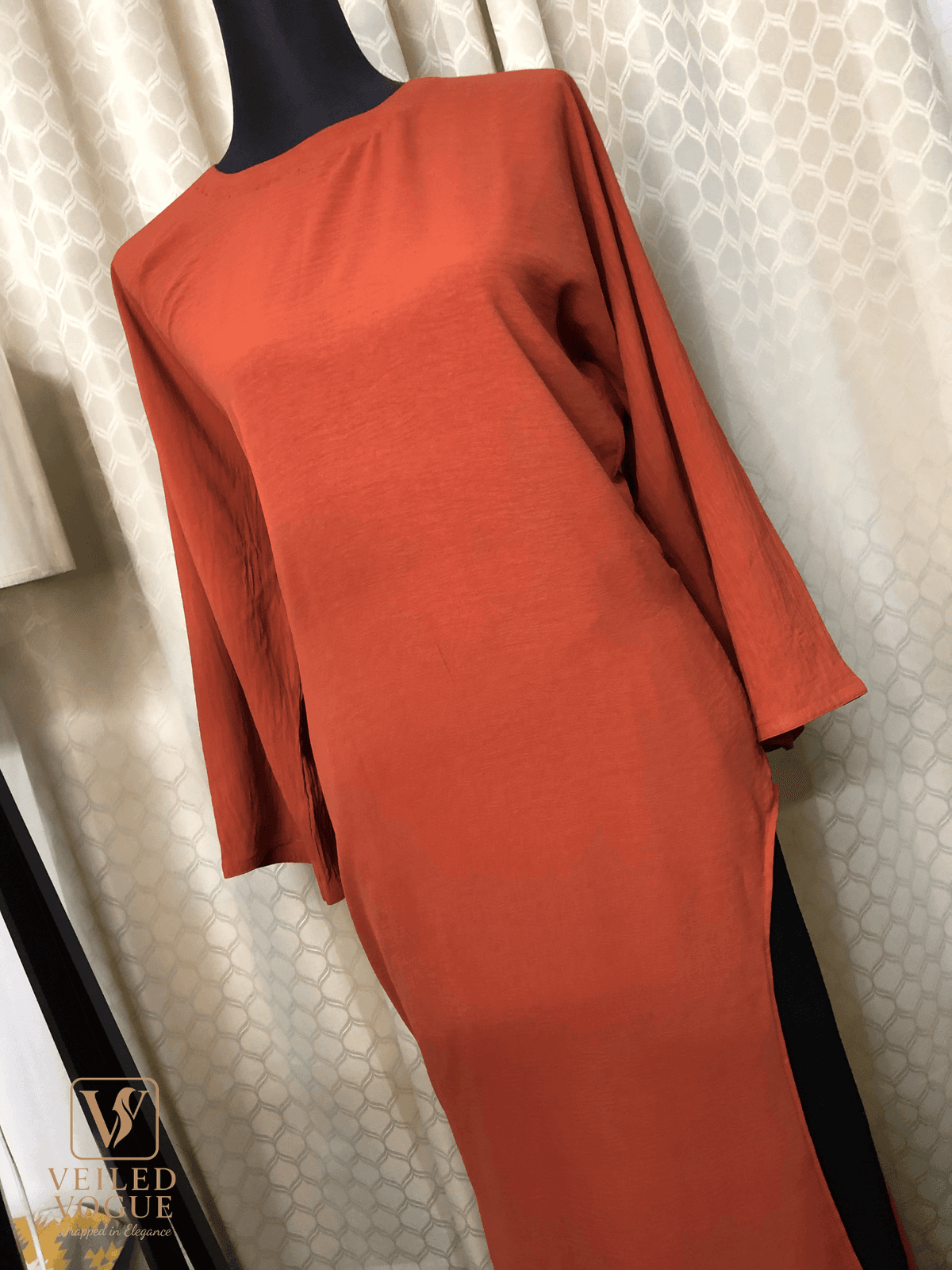 Rust Abaya by Veiled Vogue - Image 6