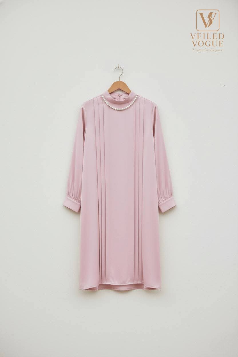 Pink Rose Pearl Kurti - Image 4