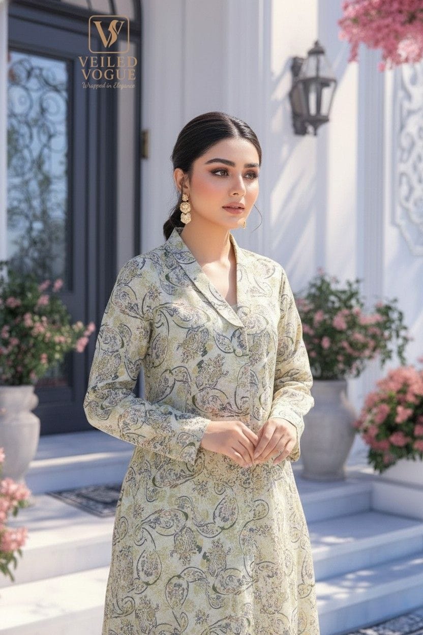 Lemon Kolka Printed Design Co-Ord Set - Image 4