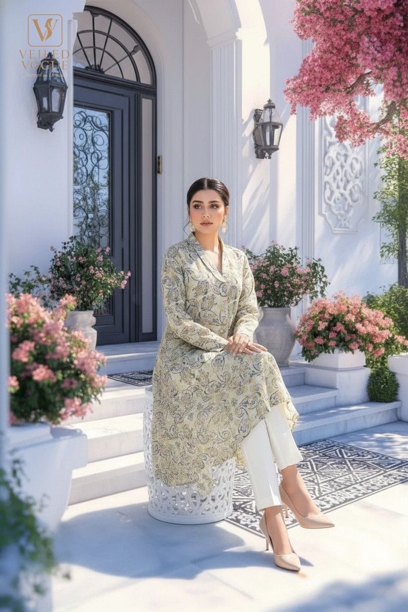 Lemon Kolka Printed Design Co-Ord Set - Image 3