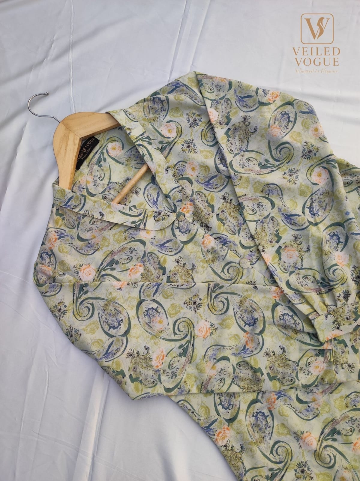 Lemon Kolka Printed Design Co-Ord Set - Image 6