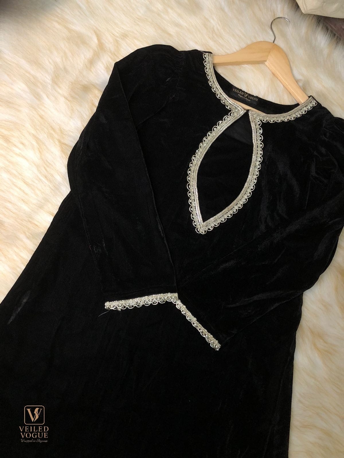 Black Velvet Winter Co-ord Set - Image 4