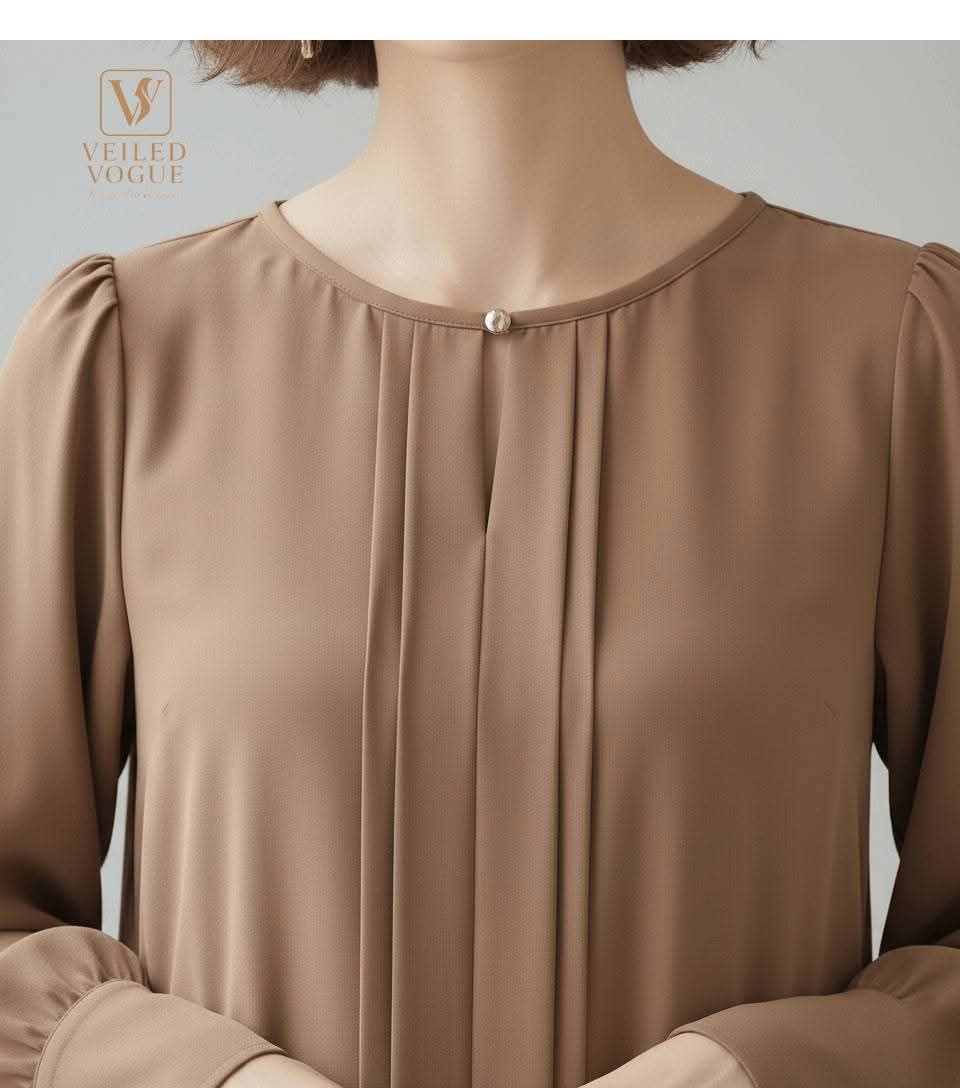 Brown Designer Kurti - Image 2