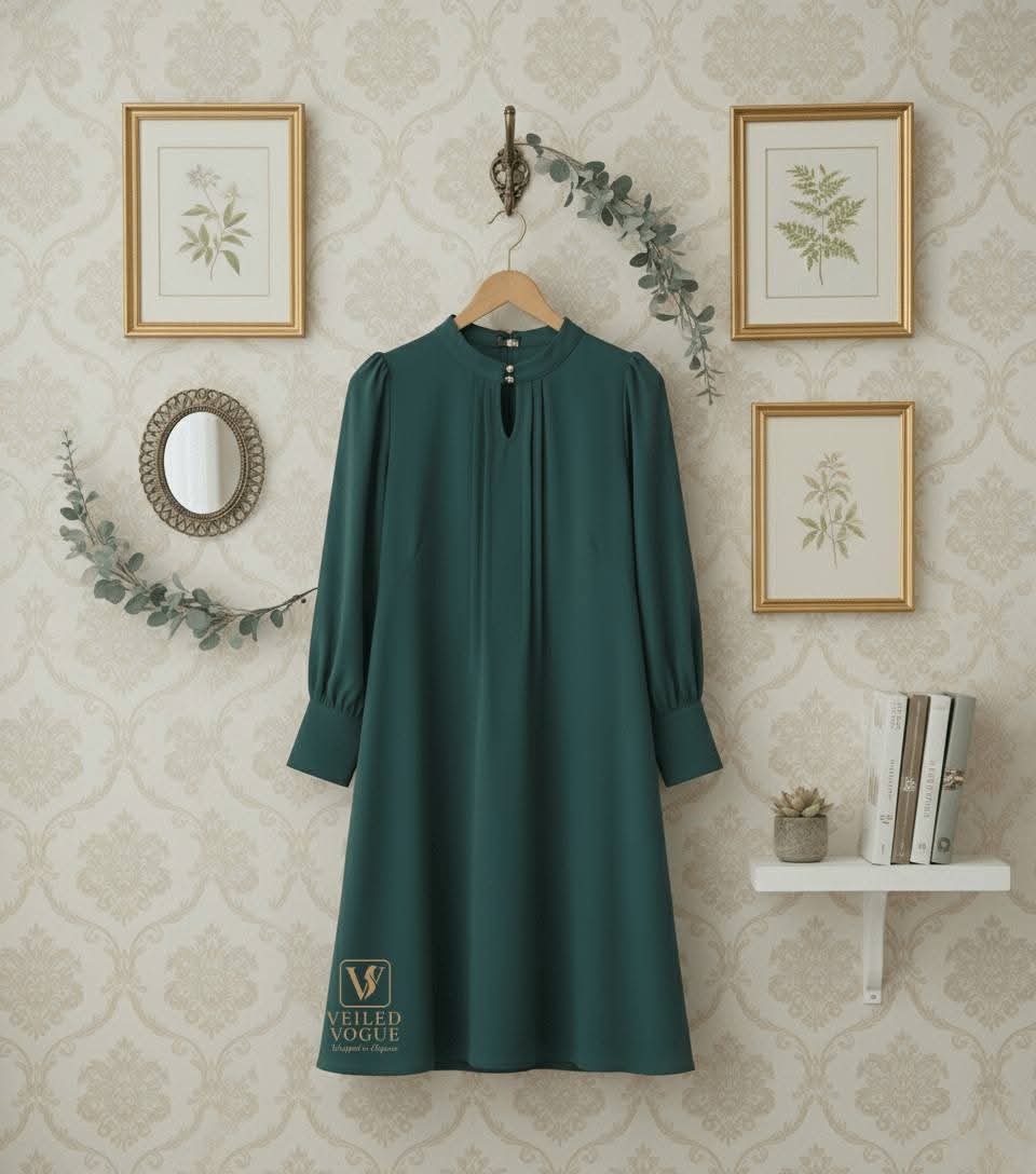 Sea Green Designer Kurti - Image 4